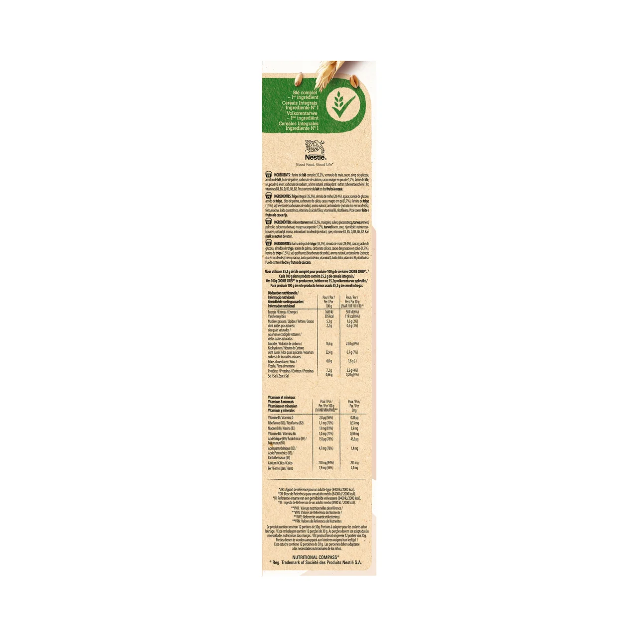 Cereales chocolate con sabor a Cookies 375 g.