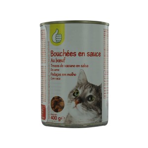 Imagen de PRODUCTO ECONÓMICO ALCAMPO Bocaditos de vacuno en salsa 400 g.