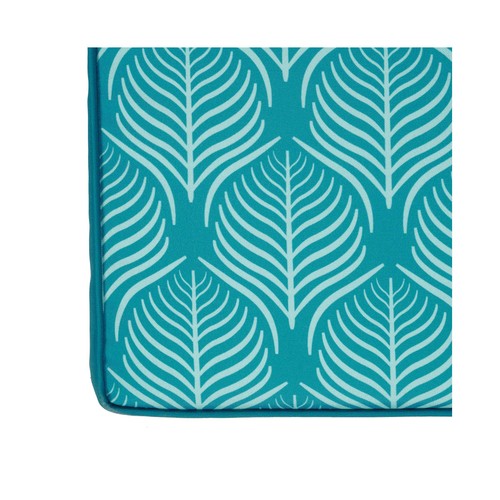 Cojín tumbona 190x60x6cm poliéster color azul. GARDENSTAR.