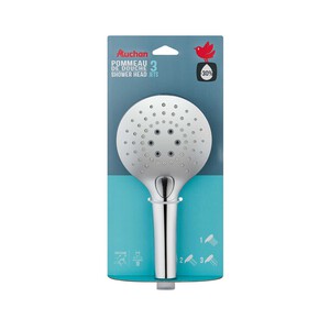 Imagen de Alcachofa de ducha, 6 funciones, PRODUCTO ALCAMPO.