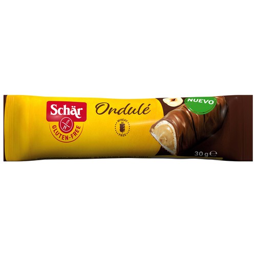 SCHÄR Barrita avellana y chocolate sin gluten SCHÄR 30 g.