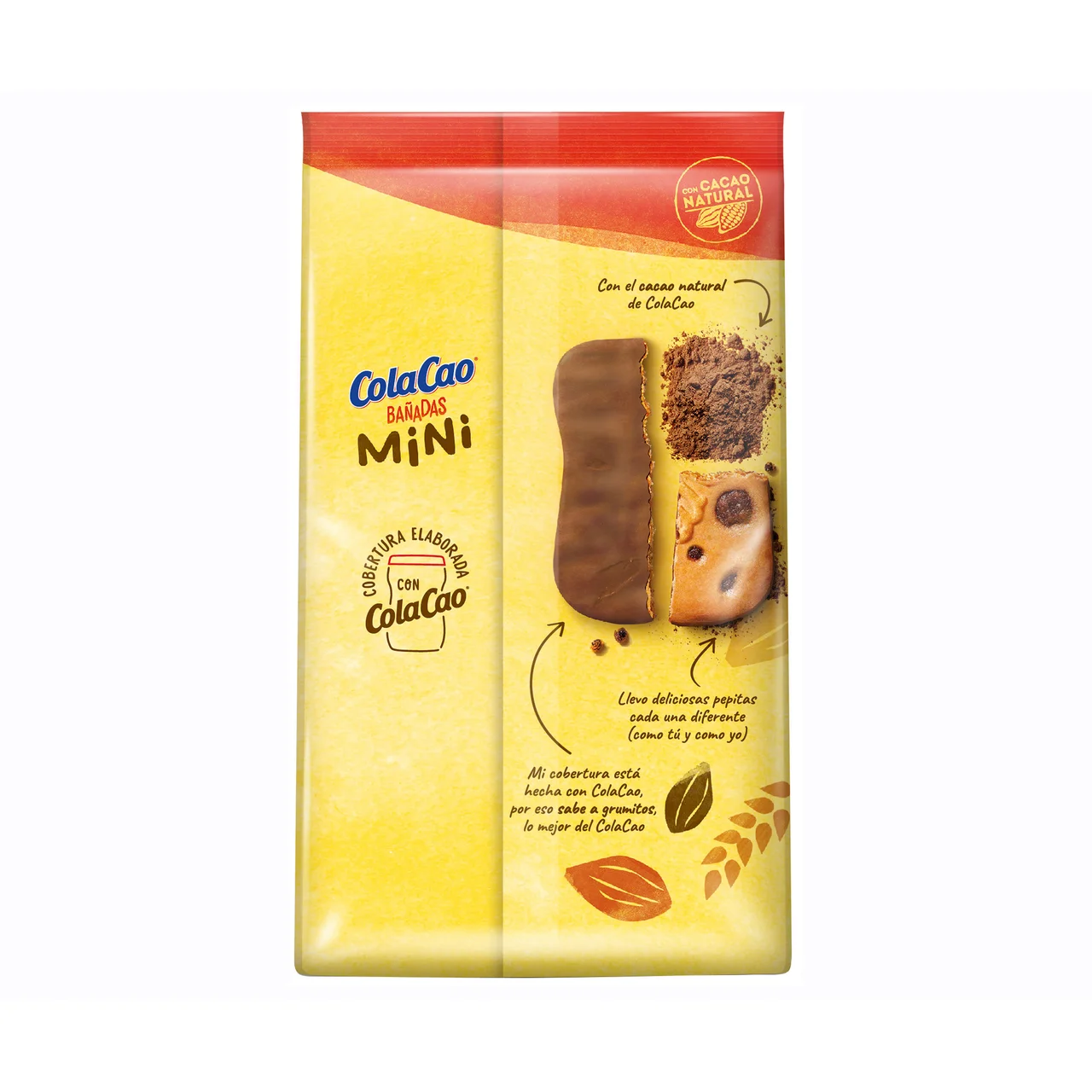 Mini Galletas bañadas en chocolate 100 g.