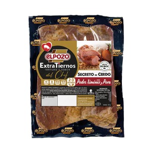 Imagen de EL POZO Extratiernos del chef Secreto de cerdo cruce Duroc con Pedro Ximenez y pera, listo para hornear