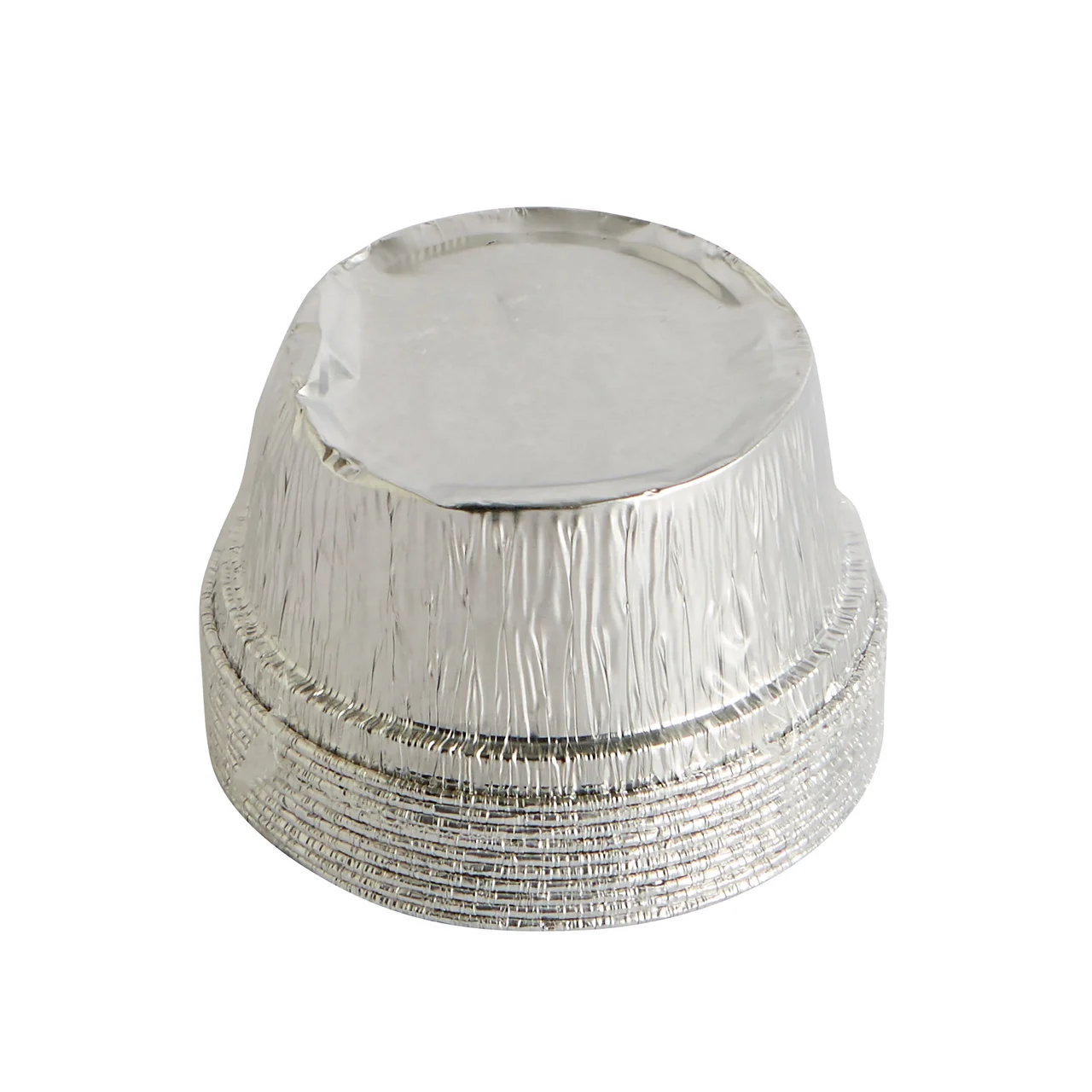 PRODUCTO ALCAMPO Bandejas (moldes) de 8 cm., de aluminio especiales para muffins 10 uds.