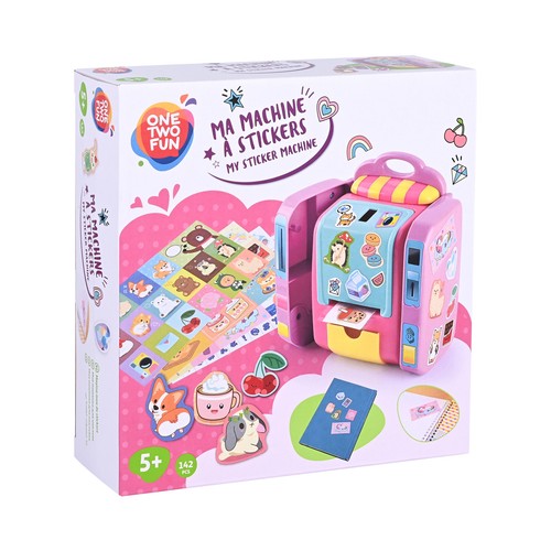 Mi Estudio para hacer Pegatinas con 142 piezas +5 Años ONE, TWO FUN
