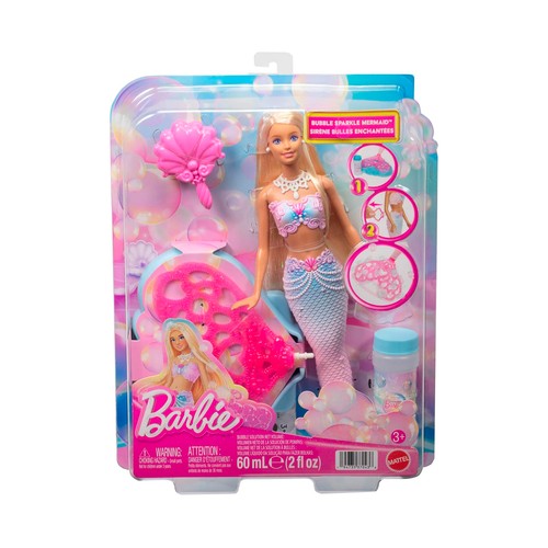 Sirena burbujas mágicas. MATTEL.
