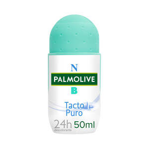 PALMOLIVE Desodorante roll on para mujer con acción antitranspirante 24h y anti manchas blancas PALMOLIVE Tacto puro 50 ml.