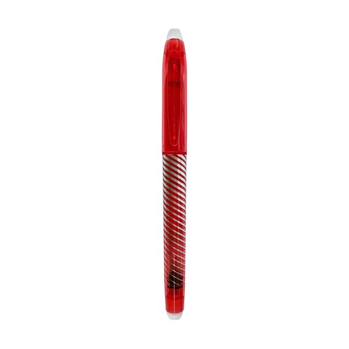 Bolígrafo tinta borrable rojo, ALCAMPO.