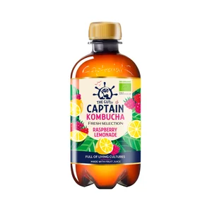 THE GUTSY CAPTAIN Kombucha frambuesa-limonada 400 ml.