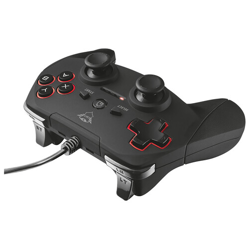 Mando gaming TRUST GXT 540 Yula, 13 botones, 2 joysticks, cable 3m., Compatible PC / PS3.