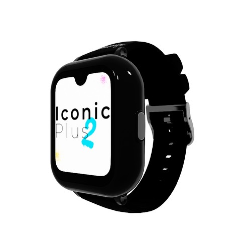 Smartwatch SAVEFAMILY Iconic Plus 2, Modelo Negro".