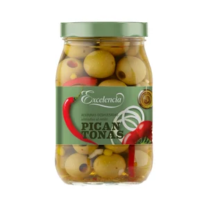 EXCELENCIA Aceituna S/H picantona 350g.