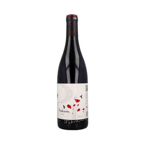 Vino tinto crianza con denomianción de origen Madrid PURIFICACIÓN botella de 75 cl.
