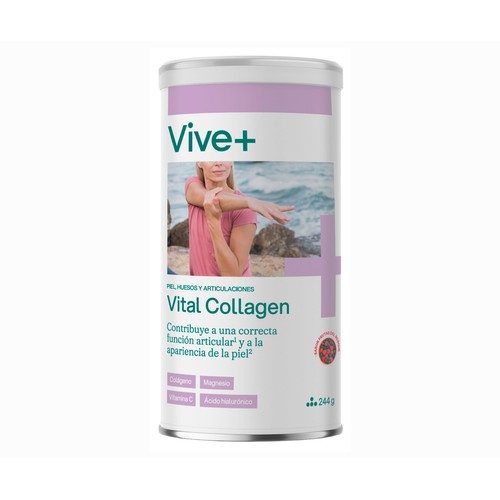 VIVE+ Proteína de colágeno en lata 244 gr.