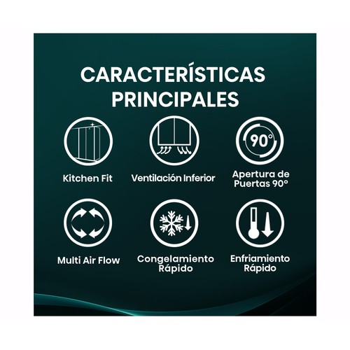 Frigorífico americano 178,6cm HISENSE RS3P538NEWE, color blanco, no frost, clasificación energética: E, H: 178,6cm A: 91cm, F: 60cm, capacidad total: 527L.