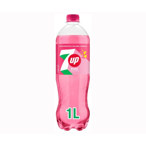 SEVEN UP Refresco lima-limón pink 1 l.
