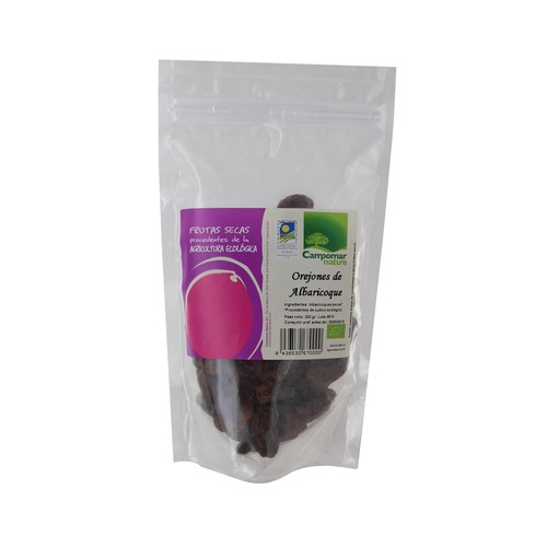 CAMPOMAR NATURE Orejones Albaricoque ecológicos 250 g.