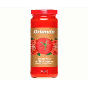 Imagen de ORLANDO Tomate frito casero en frasco de cristal 340 g.