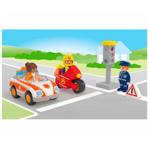 PLAYMOBIL. 71692 JUNIOR: héroes del día a día
