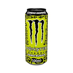 MONSTER Energy Lando Norris Bebida energética zero sugar, sin azúcar lata 500 ml.