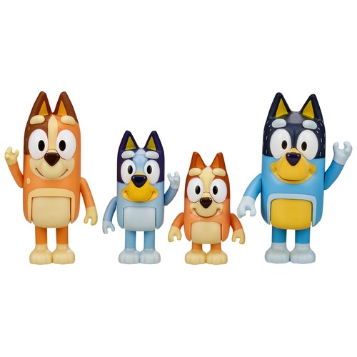 BLUEY Pack 4 Figuras - Family +3 Años