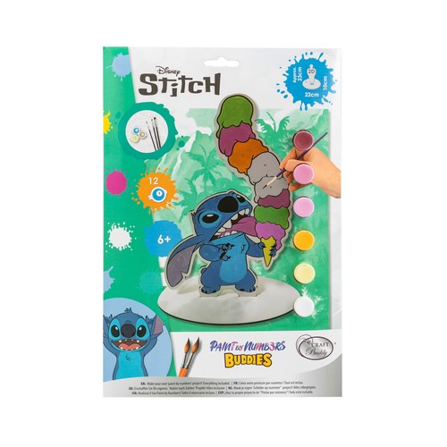 Set de figura 3D XL, pinta por números, STITCH.