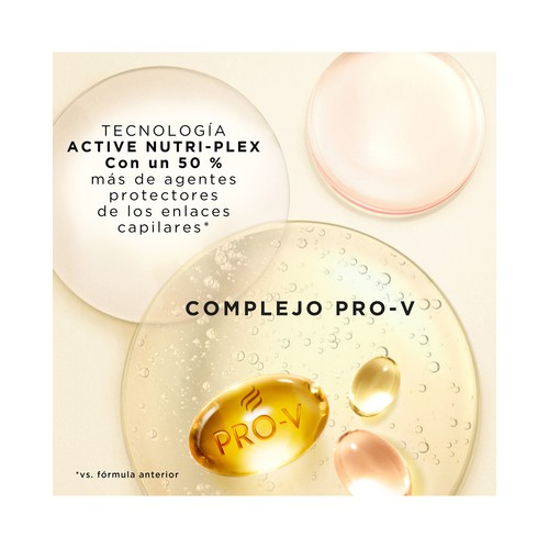 PANTENE Nutri-plex Champú 3 en 1 para cabellos rizados 500 ml.
