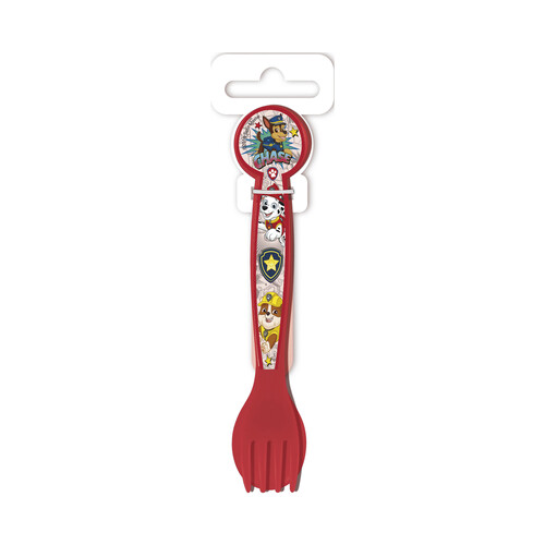 Cubiertos infantiles, cuchara y tenedor con diseño de PATRULLA CANINA.