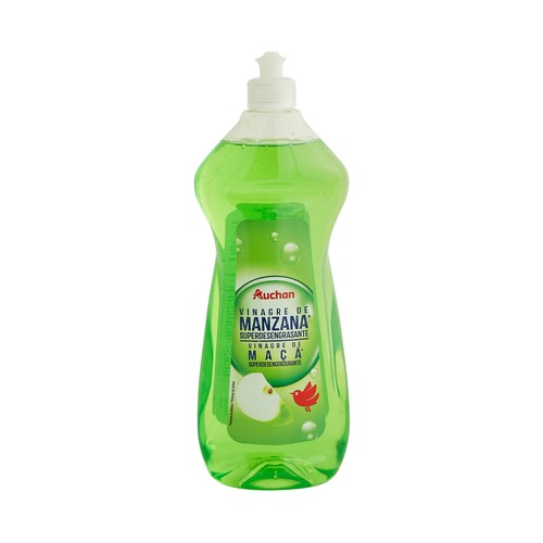 Lavavajillas concentrado desengrasante, con vinagre de manzana PRODUCTO ALCAMPO 750 ml.