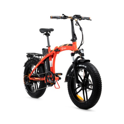  Bicicleta eléctrica YOUIN You-Ride Dubai, color naranja, 250W, 7 velocidades, ruedas 20”, autonomía 35-45km.