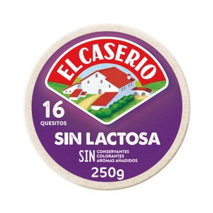Imagen de EL CASERÍO Queso en porciones sin lactosa 16 quesitos EL CASERIO 250 g.