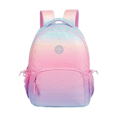 Mochila con doble compartimento color degradado, MARSHMALLOW.