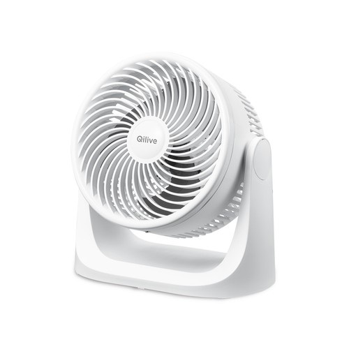 Ventilador de sobremesa QILIVE Q.6889, 28W, 3 velocidades, diámetro de las aspas 18 cm