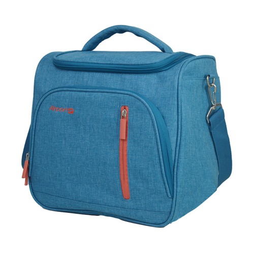 Neceser color azul Vanity Soft, City Break. AIRPORT