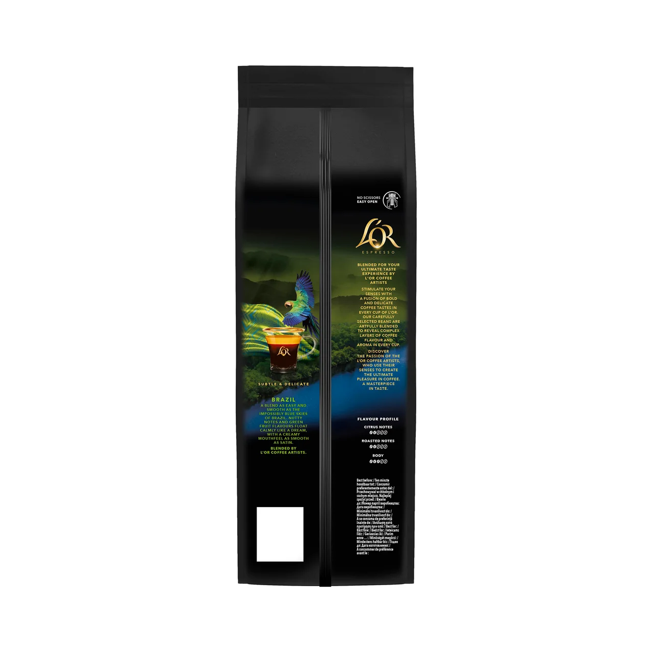 L"OR Café en grano Brazil I6 500 g.