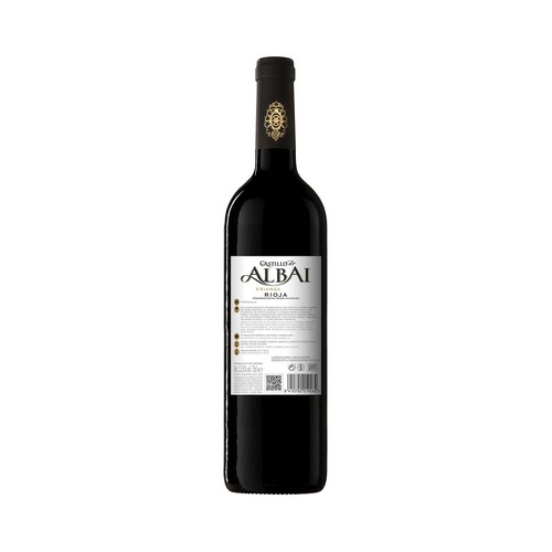CASTILLO DE ALBAI Vino tinto crianza con D.O. Ca. Rioja botella 75 cl.