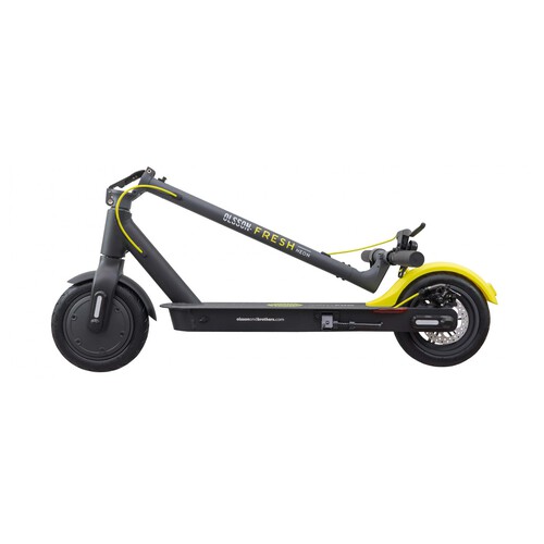Patinete eléctrico OLSSON AND BROTHERS Fresh Neon, 350W, vel max 25km/h, ruedas 8,5, autonomía hasta 25Km, 4 modos de velocidad, carga max 120Kg.