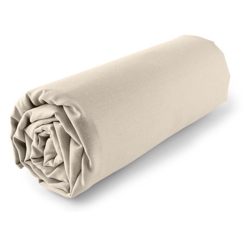 Sábana bajera para cama de 90 cm, polialgodón sostenible, 90x200 cm, ACTUEL. Modelos surtidos, 1 unidad.