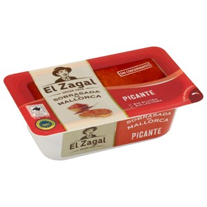 EL ZAGAL Sobrasada picante con IGP sobrasada de Mallorca EL ZAGAL 200 g.