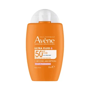 THERMALE AVÉNE Ultra fluid radiance Protector solar facial de secado rápido con FPS 50+ (muy alto) 50 ml.