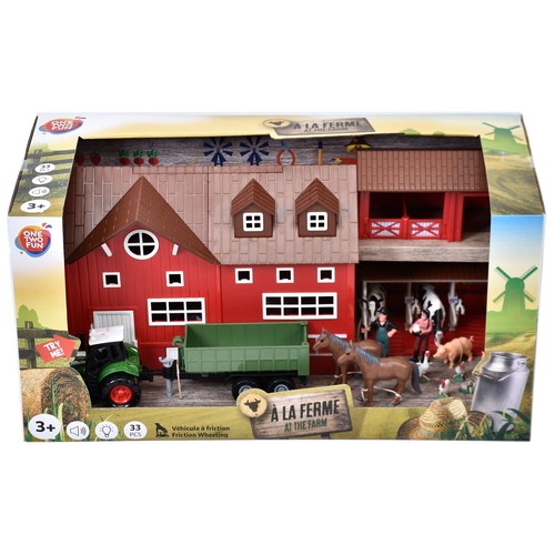 Set Premium de Granja y animales 33 piezas con sonidos y luces +3 Años ONE, TWO FUN