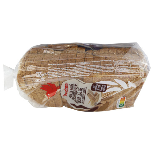 PRODUCTO ALCAMPO Pan de molde de 12 cereales y semillas PRODUCTO ALCAMPO 580 g.