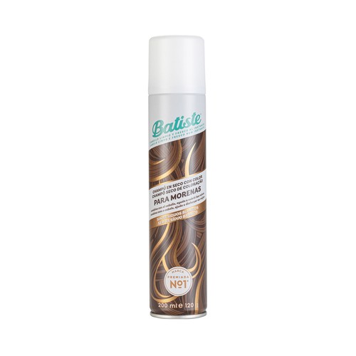 BATISTE Champú seco con color para morenas 200 ml.