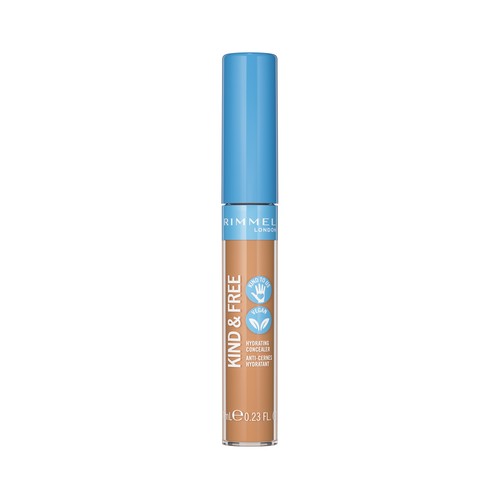 RIMMEL Kind & free tono 030 Medium Corrector hidratante con un 80% de ingredientes naturales.