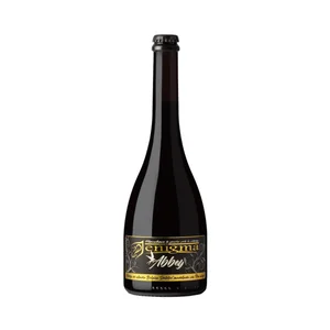 ENIGMA Cerveza de abadia estilo Dubbel madurada durnate meses con Ron añejo Abbey 750 ml.