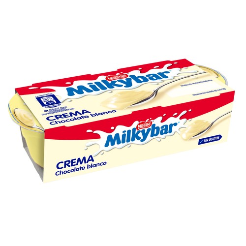 Imagen de Crema de chocolate blanco MILKYBAR de Nestlé 2 x 70 g.