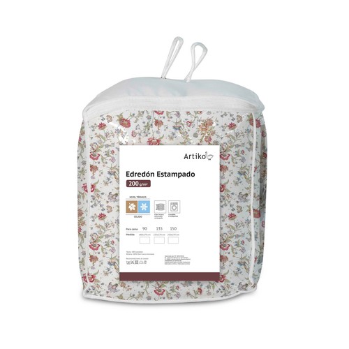 Edredón nórdico estampado cama 135cm, 200g/m², ARTIKO.