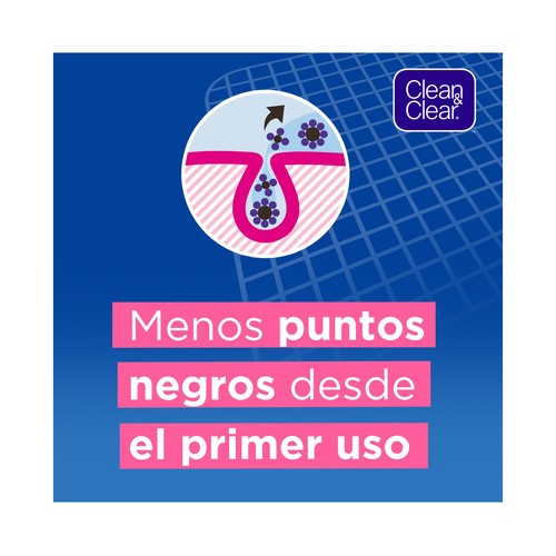 CLEAN & CLEAR Gel exfoliante facial no graso, de uso diario, para pieles sensibles 150 ml.