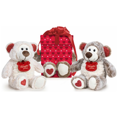 Oso de peluche Happy Valentines de 32cm FAMOSA.