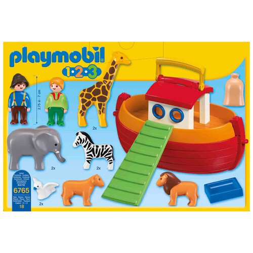 PLAYMOBIL 1.2.3 arca de noé maletín